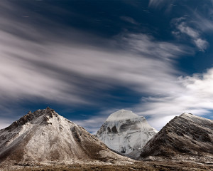 Mt Kailash by Moonlight