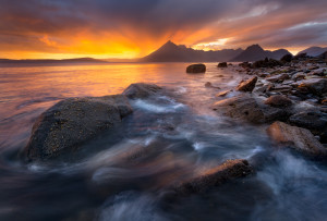 Cuillin Mountains, Algol, Isle of Skye, Landscape Photography, Alister Benn, Scotland, Sunset, Summer,